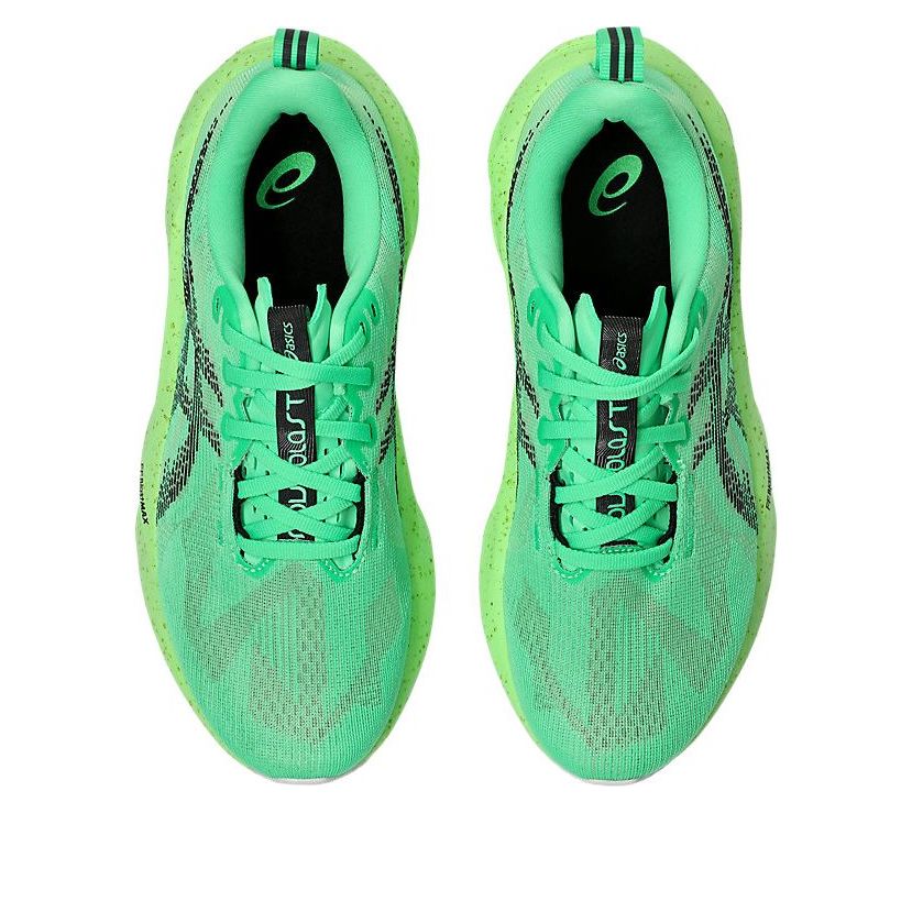 ASICS NOVABLAST 5 EKIDEN VITAL GREEN BLACK WOMENS