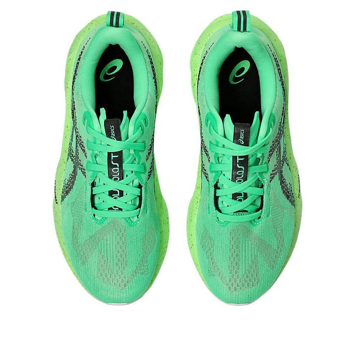 ASICS NOVABLAST 5 EKIDEN VITAL GREEN BLACK WOMENS