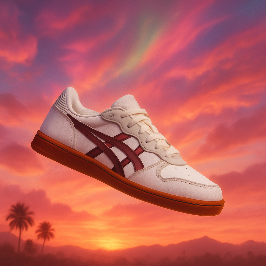 ASICS SKYHAND OG WHITE BRISKET RED GUM