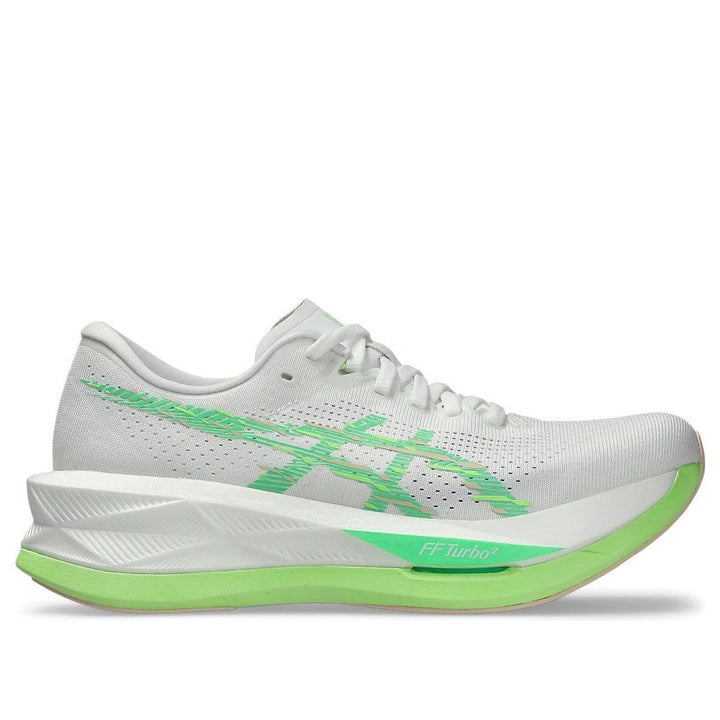 ASICS SONICBLAST WHITE VITAL GREEN WOMENS
