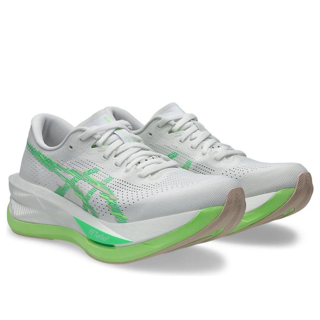 ASICS SONICBLAST WHITE VITAL GREEN WOMENS