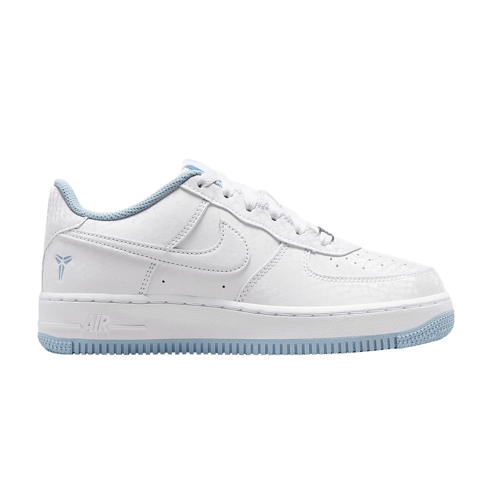 NIKE AIR FORCE 1 LOW KOBE BRYANT FOREVER WHITE ARMORY BLUE (GS)