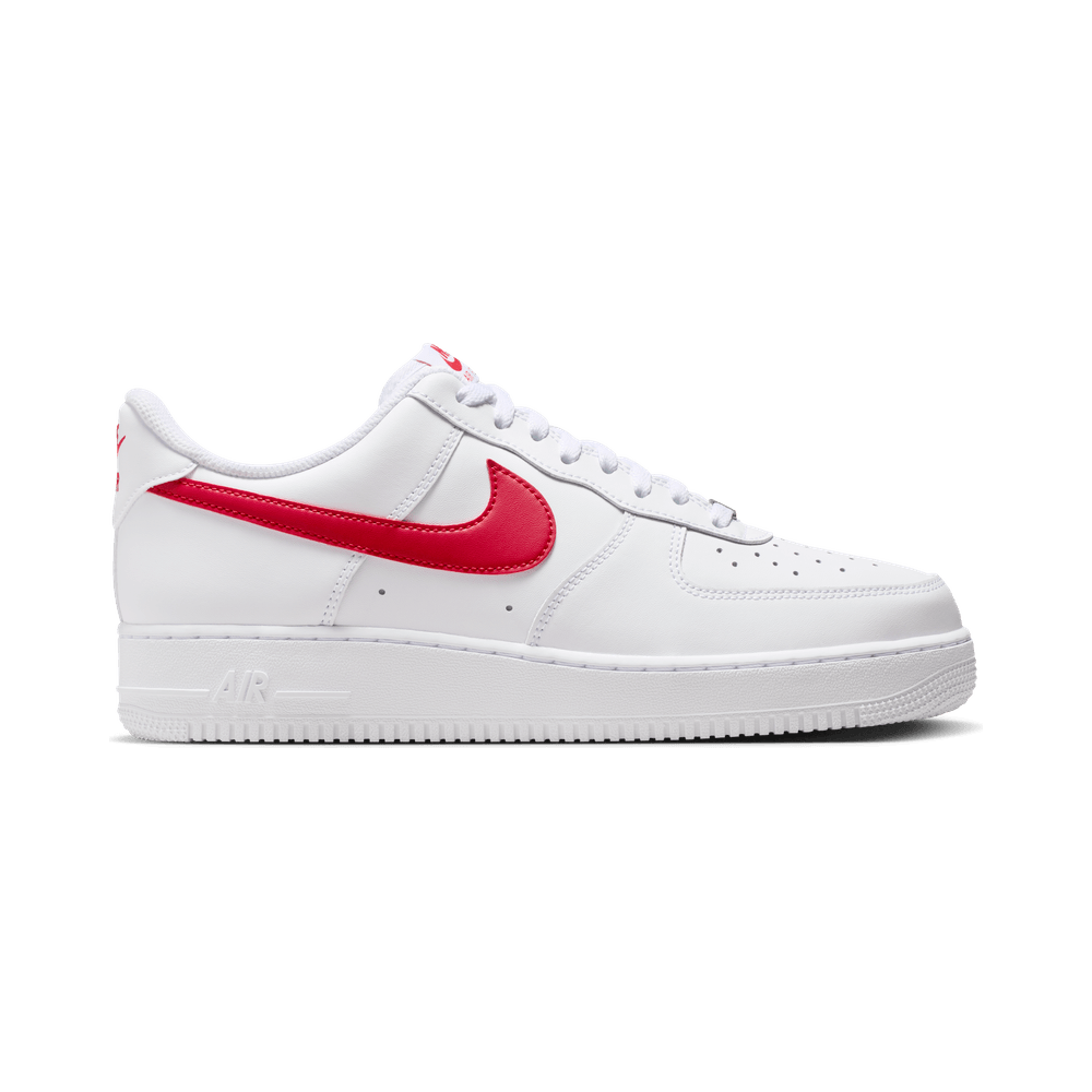 NIKE AIR FORCE 1 LOW '07 WHITE UNIVERSITY RED — Stock #1