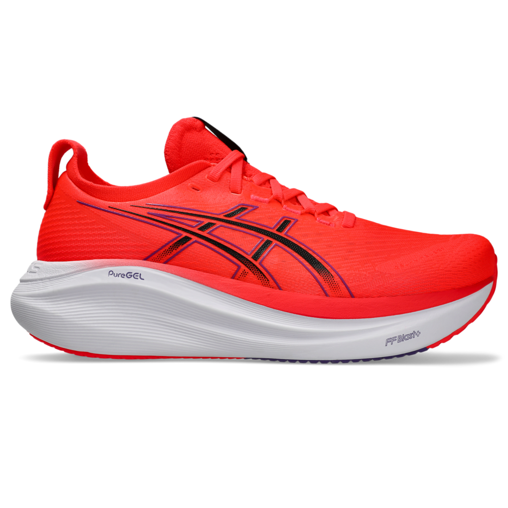 ASICS GEL-NIMBUS 27 FLASH RED BLACK
