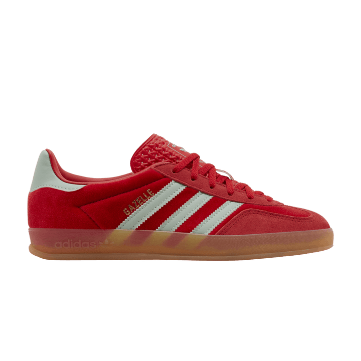 ADIDAS GAZELLE INDOOR BETTER SCARLET HAZY GREEN (WOMEN&