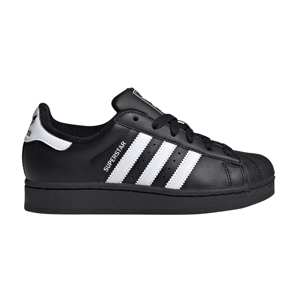 ADIDAS SUPERSTAR II BLACK WHITE (GS)