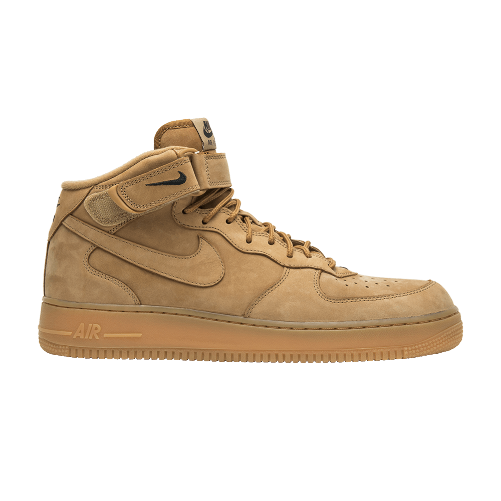 NIKE AIR FORCE 1 MID FLAX OUTDOOR GREEN