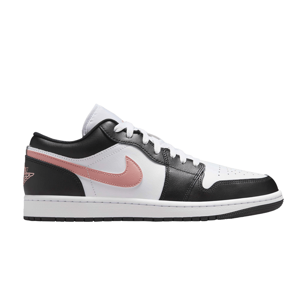 JORDAN 1 LOW BLACK RUST PINK