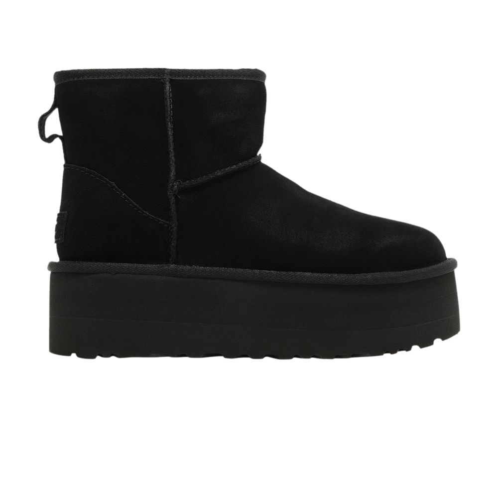 UGG CLASSIC MINI PLATFORM BOOT BLACK (WOMEN&