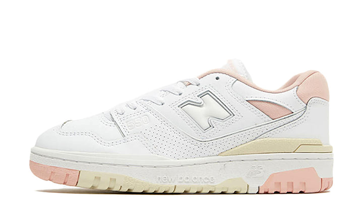 NEW BALANCE 550 WHITE PINK CREAM WOMENS — Stock 