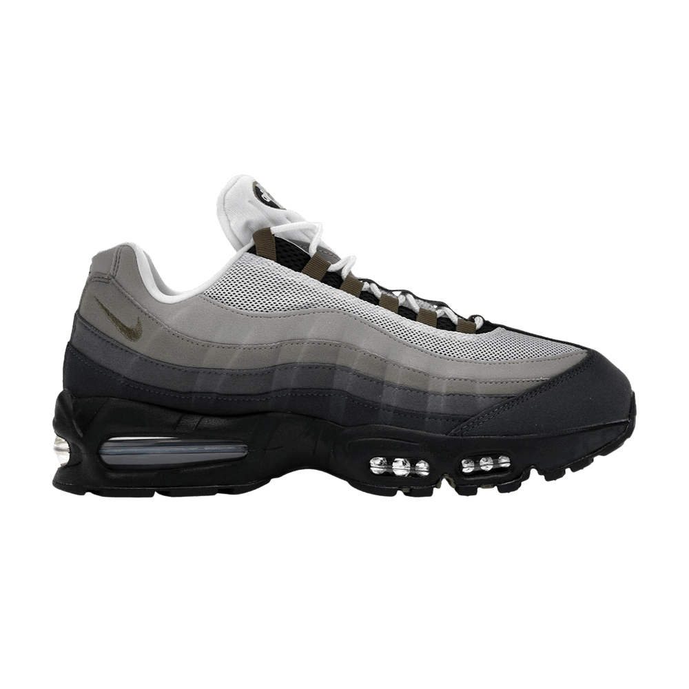 NIKE AIR MAX 95 OG BIG BUBBLE BLACK MEDIUM OLIVE (WOMEN&