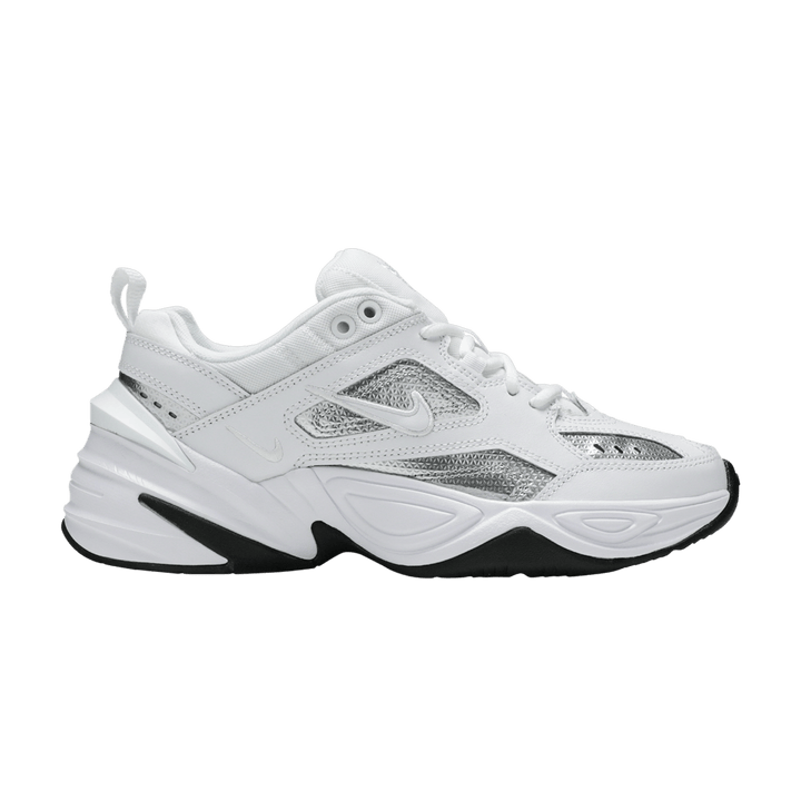 NIKE M2K TEKNO WHITE METALLIC SILVER BLACK (WOMEN&