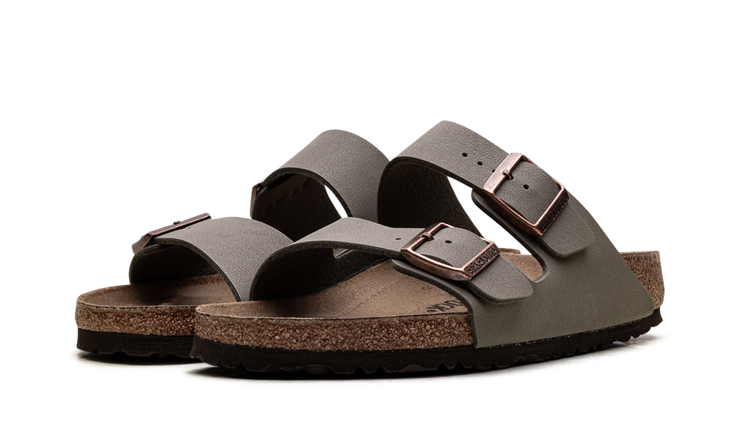 BIRKENSTOCK ARIZONA BIRKIBUC STONE