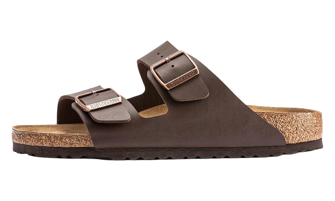 BIRKENSTOCK ARIZONA BIRKO-FLOR DARK BROWN (WOMEN&