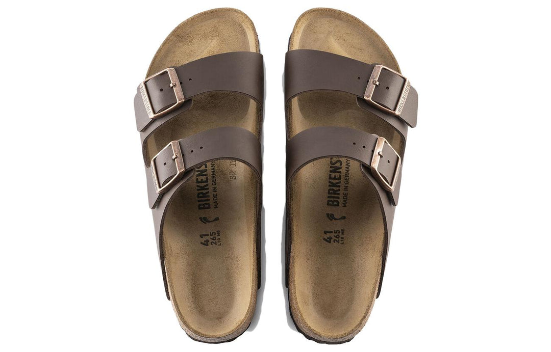BIRKENSTOCK ARIZONA BIRKO-FLOR DARK BROWN (WOMEN&