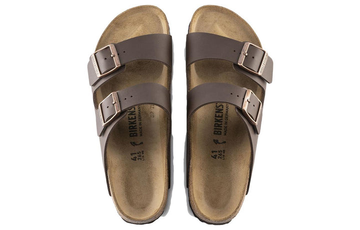 BIRKENSTOCK ARIZONA BIRKO-FLOR DARK BROWN (WOMEN&