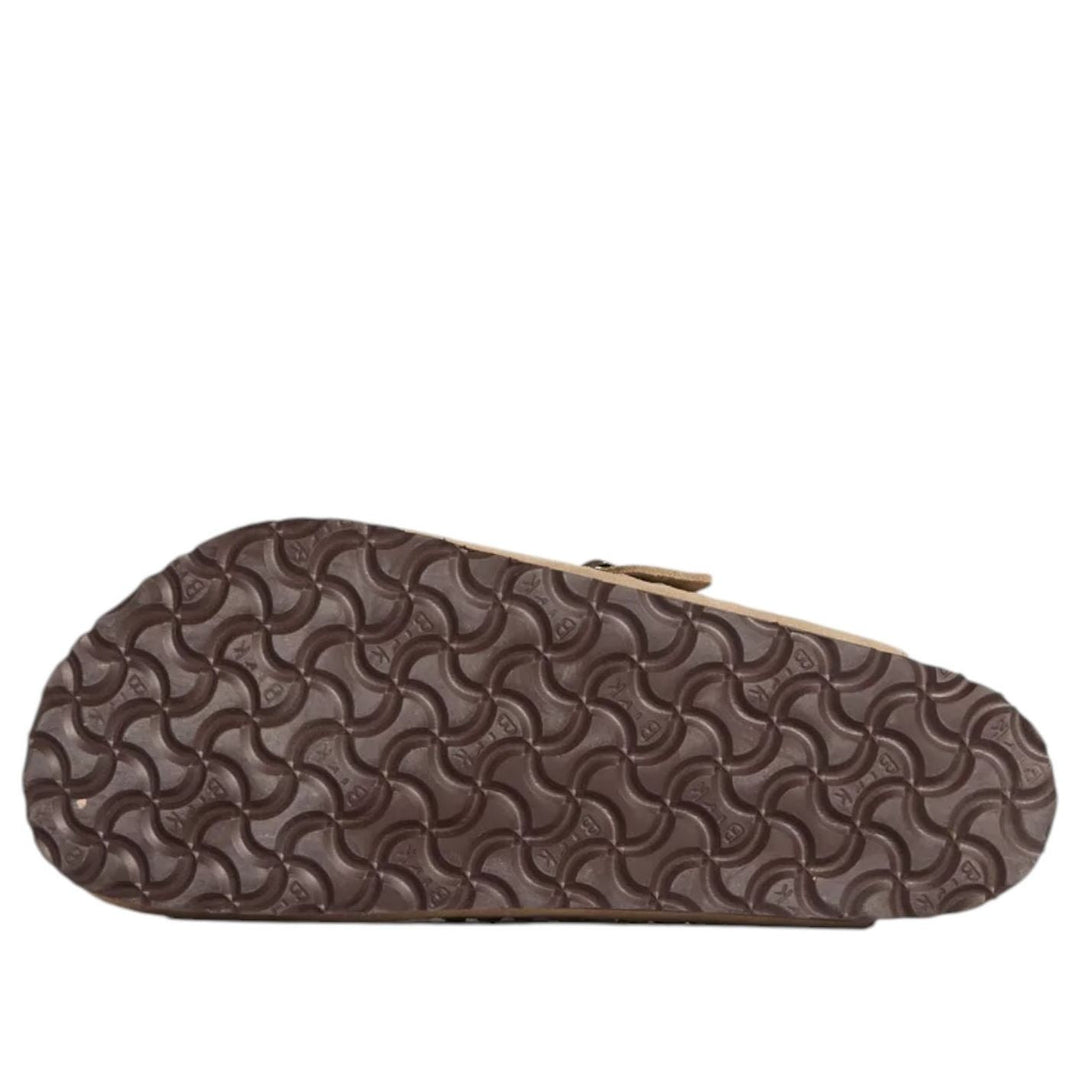 BIRKENSTOCK BOSTON BRAIDED SUEDE KITH TAUPE