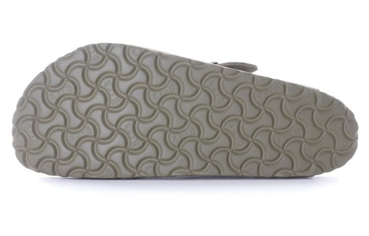 BIRKENSTOCK BOSTON SOFT FOOTBED SUEDE FADED KHAKI