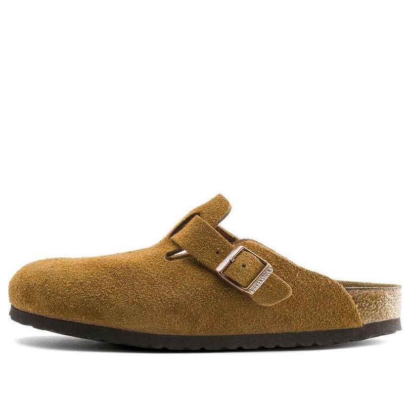BIRKENSTOCK BOSTON SOFT FOOTBED SUEDE MINK