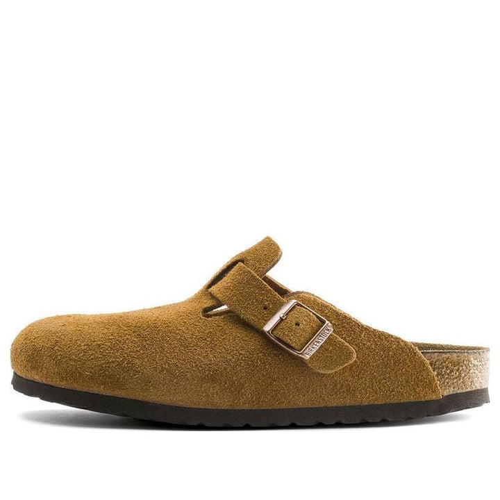 BIRKENSTOCK BOSTON SOFT FOOTBED SUEDE MINK