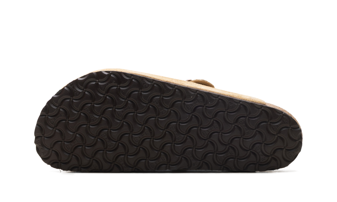 BIRKENSTOCK BOSTON SUEDE LATTE CREAM
