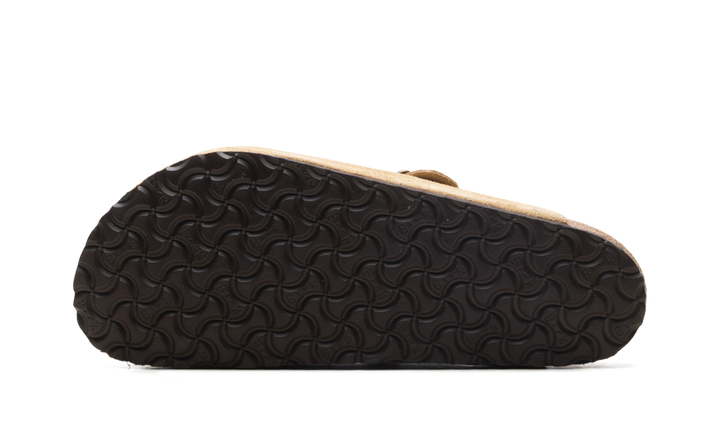 BIRKENSTOCK BOSTON SUEDE LATTE CREAM