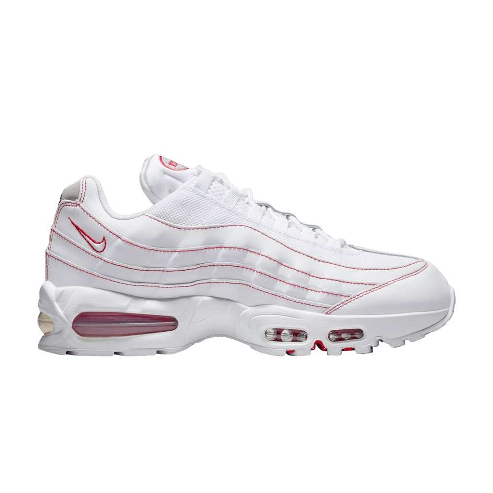 NIKE AIR MAX 95 OG BIG BUBBLE WHITE UNIVERSITY RED