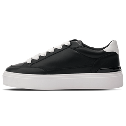 MALLET LANSBURY MEN'S BLACK NAPPA LEATHER TRAINERS