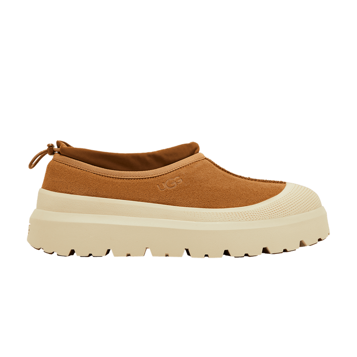 UGG TASMAN WEATHER HYBRID SLIPPER CHESTNUT WHITECAP
