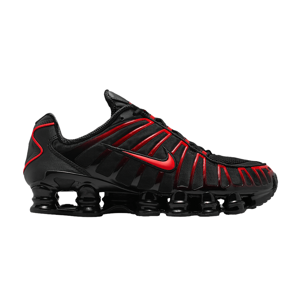 NIKE SHOX TL BLACK LIGHT CRIMSON
