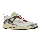 JORDAN SPIZIKE LOW SAIL ANTHRACITE COCONUT MILK VARSITY RED