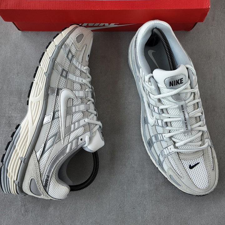 NIKE P-6000 LIGHT BONE PALE IVORY