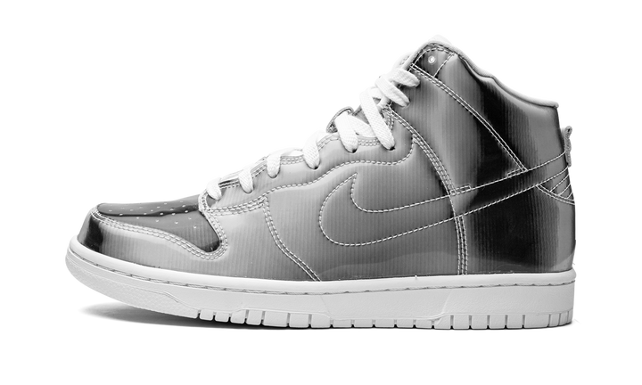 CLOT X NIKE DUNK HIGH METALLIC SILVER