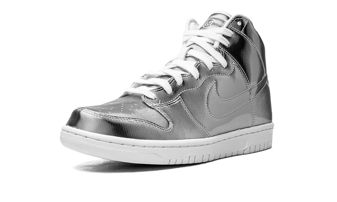 CLOT X NIKE DUNK HIGH METALLIC SILVER