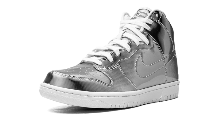 CLOT X NIKE DUNK HIGH METALLIC SILVER