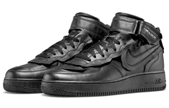 COMME DES GARÇONS X NIKE AF1 MID BLACK