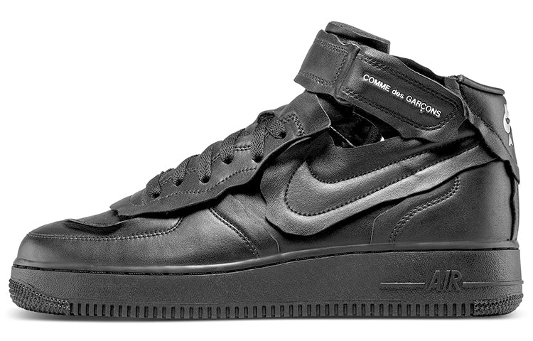 COMME DES GARÇONS X NIKE AF1 MID BLACK