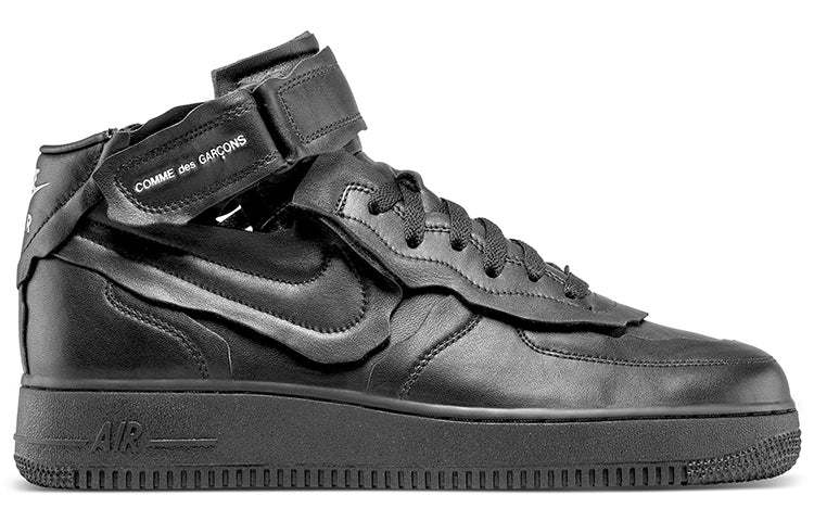 COMME DES GARÇONS X NIKE AF1 MID BLACK