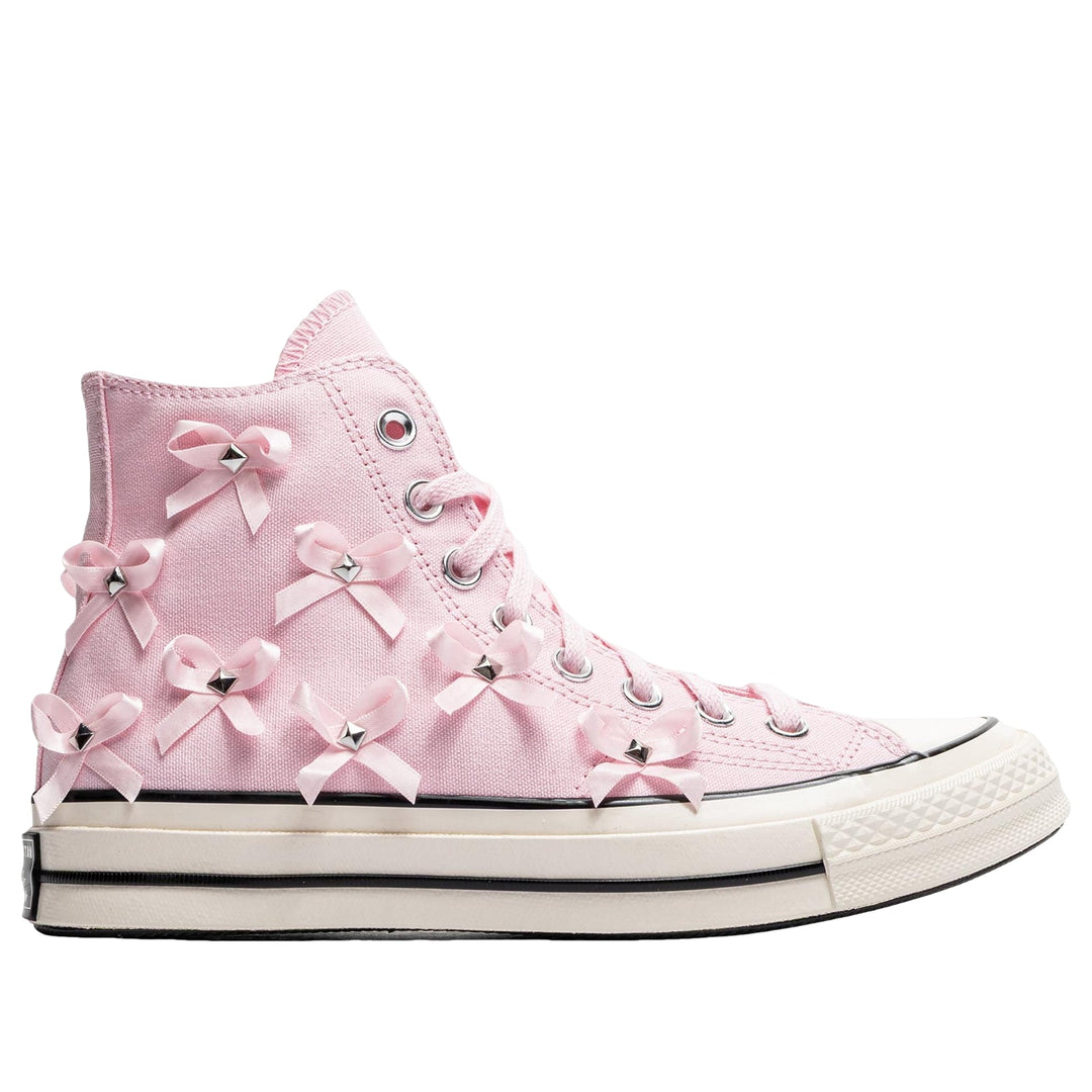 CONVERSE CHUCK 70 HI BOW STUDDED PINK FROSTING (WOMEN&