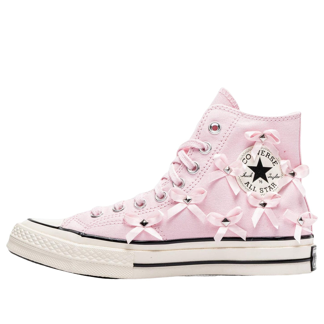 CONVERSE CHUCK 70 HI BOW STUDDED PINK FROSTING (WOMEN&
