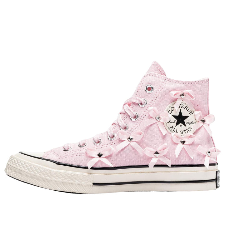 CONVERSE CHUCK 70 HI BOW STUDDED PINK FROSTING (WOMEN&