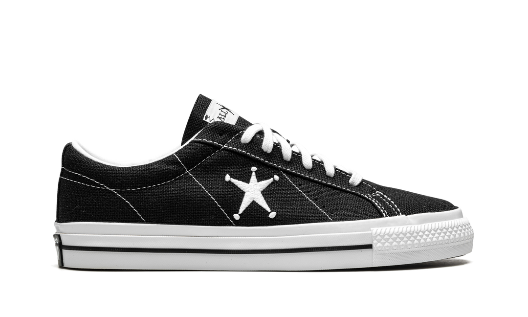 CONVERSE CHUCK ONE STAR OX X STUSSY BLACK