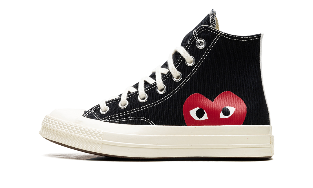 CONVERSE CHUCK TAYLOR ALL STAR 70 HI X COMME DES GARÇONS PLAY BLACK