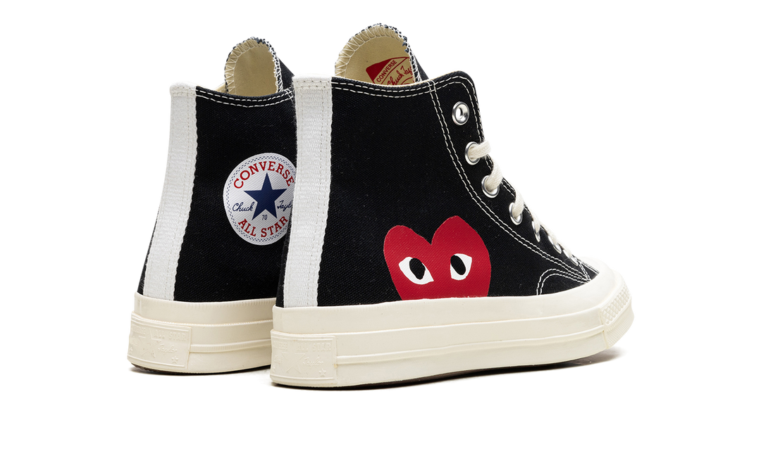 CONVERSE CHUCK TAYLOR ALL STAR 70 HI X COMME DES GARÇONS PLAY BLACK