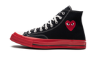 CONVERSE CHUCK TAYLOR ALL-STAR 70 HI X COMME DES GARÇONS PLAY BLACK RED MIDSOLE