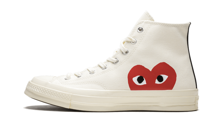 CONVERSE CHUCK TAYLOR ALL-STAR 70 HI X COMME DES GARÇONS PLAY WHITE