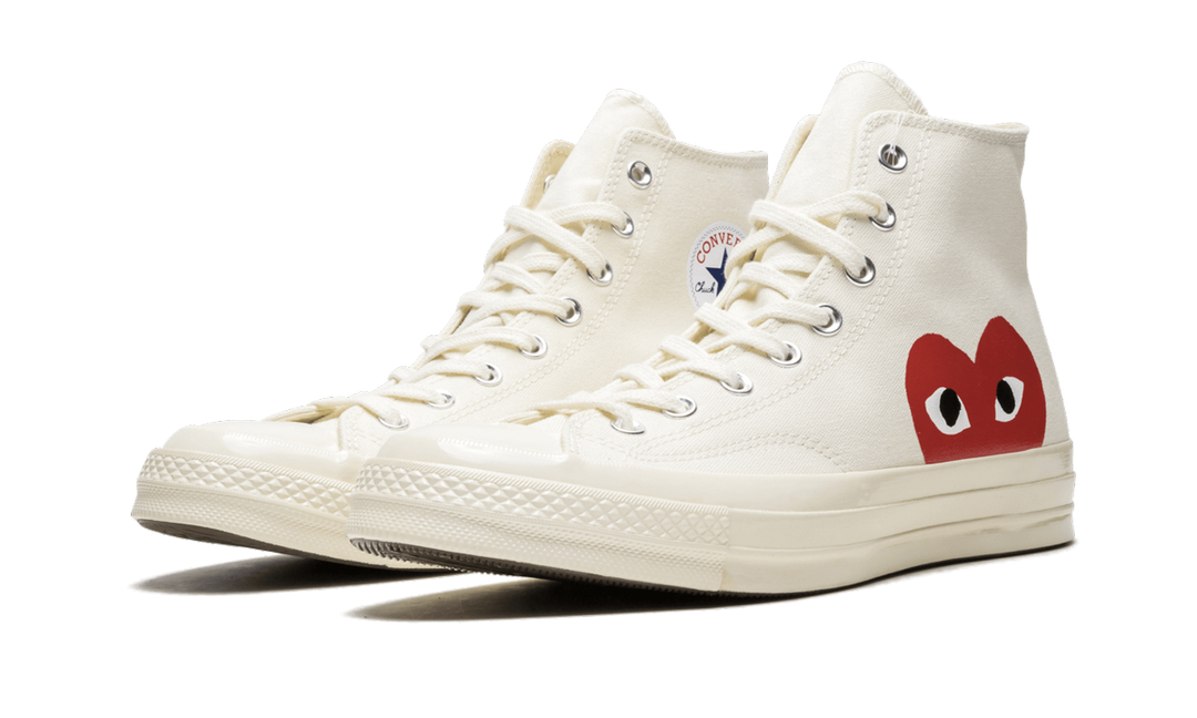 CONVERSE CHUCK TAYLOR ALL-STAR 70 HI X COMME DES GARÇONS PLAY WHITE