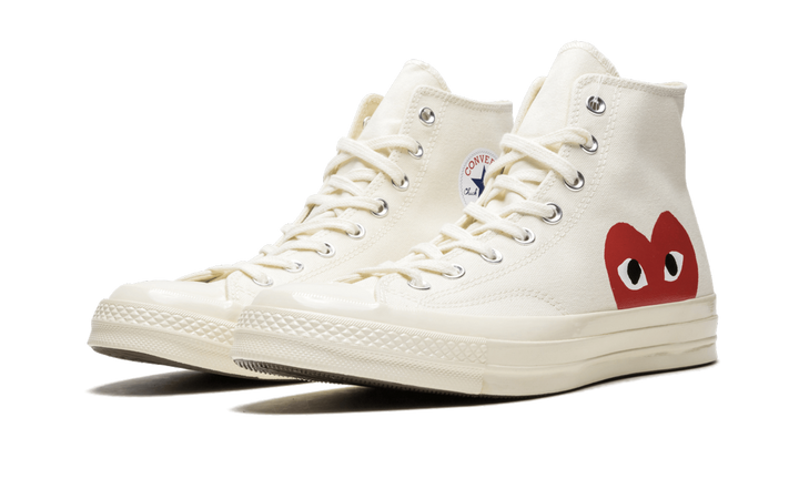 CONVERSE CHUCK TAYLOR ALL-STAR 70 HI X COMME DES GARÇONS PLAY WHITE