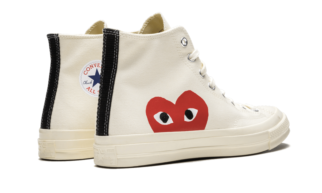 CONVERSE CHUCK TAYLOR ALL-STAR 70 HI X COMME DES GARÇONS PLAY WHITE
