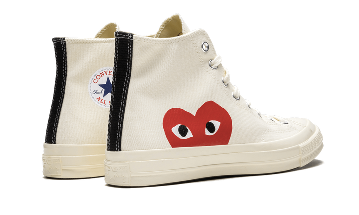 CONVERSE CHUCK TAYLOR ALL-STAR 70 HI X COMME DES GARÇONS PLAY WHITE